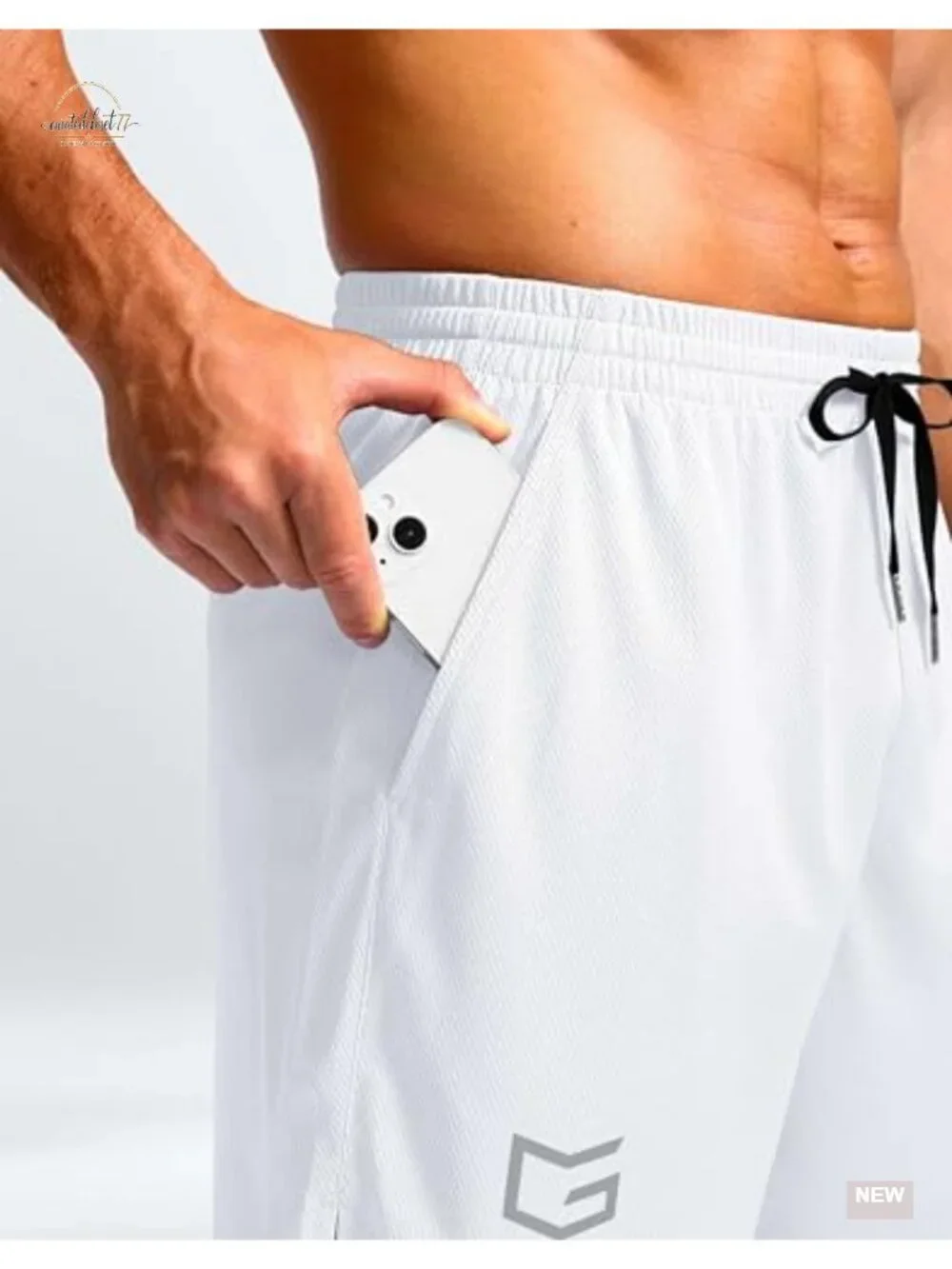 Men's Athletic Workout Shorts with Pockets 7